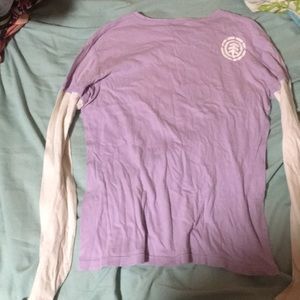 i am selling a purple element skateboard shirt